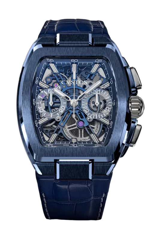 METROPOLITAN CHRONOGRAPH SKELETON/ BLUE TITANIUM/DENIM DIAL